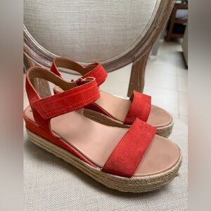 Sorel Suede Platform Sandals